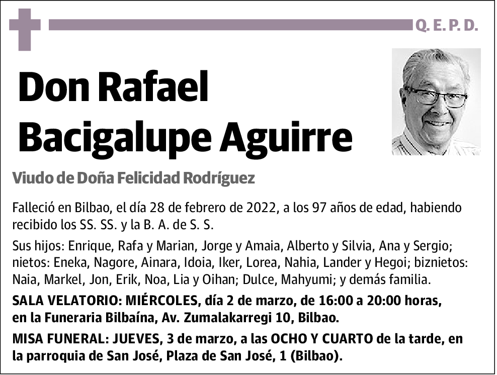 Rafael Bacigalupe Aguirre