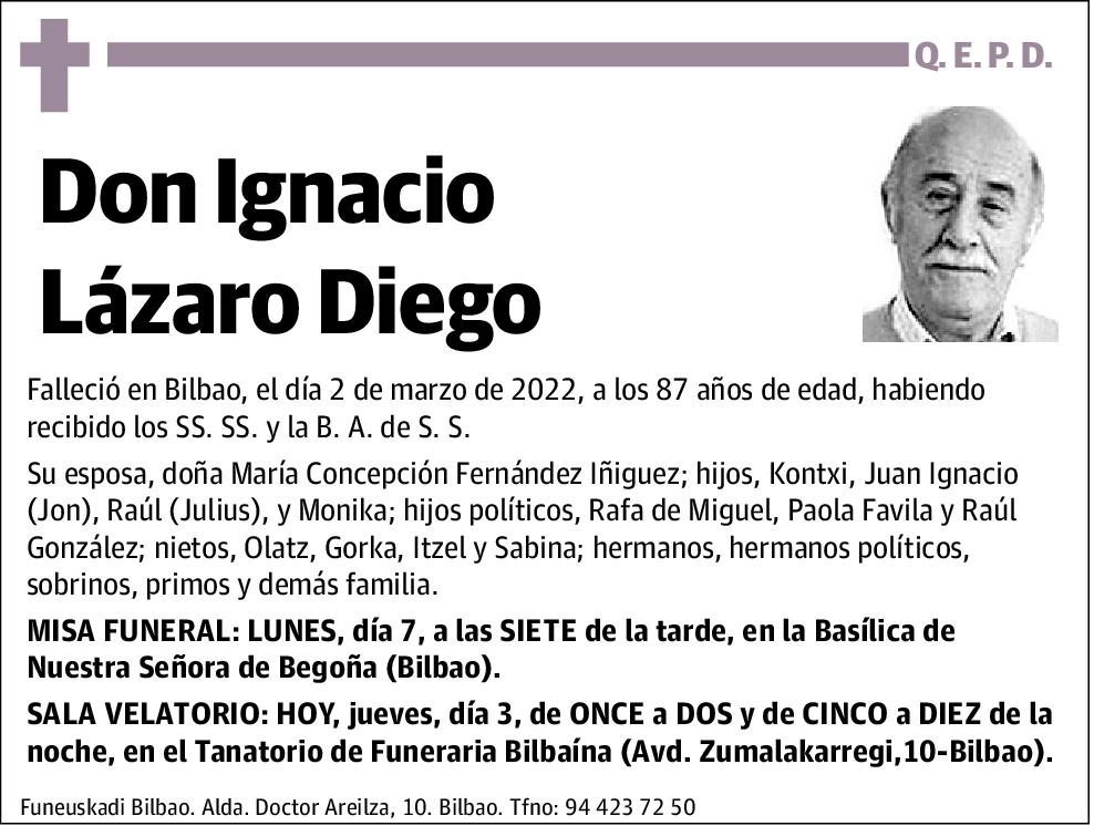 Ignacio Lázaro Diego