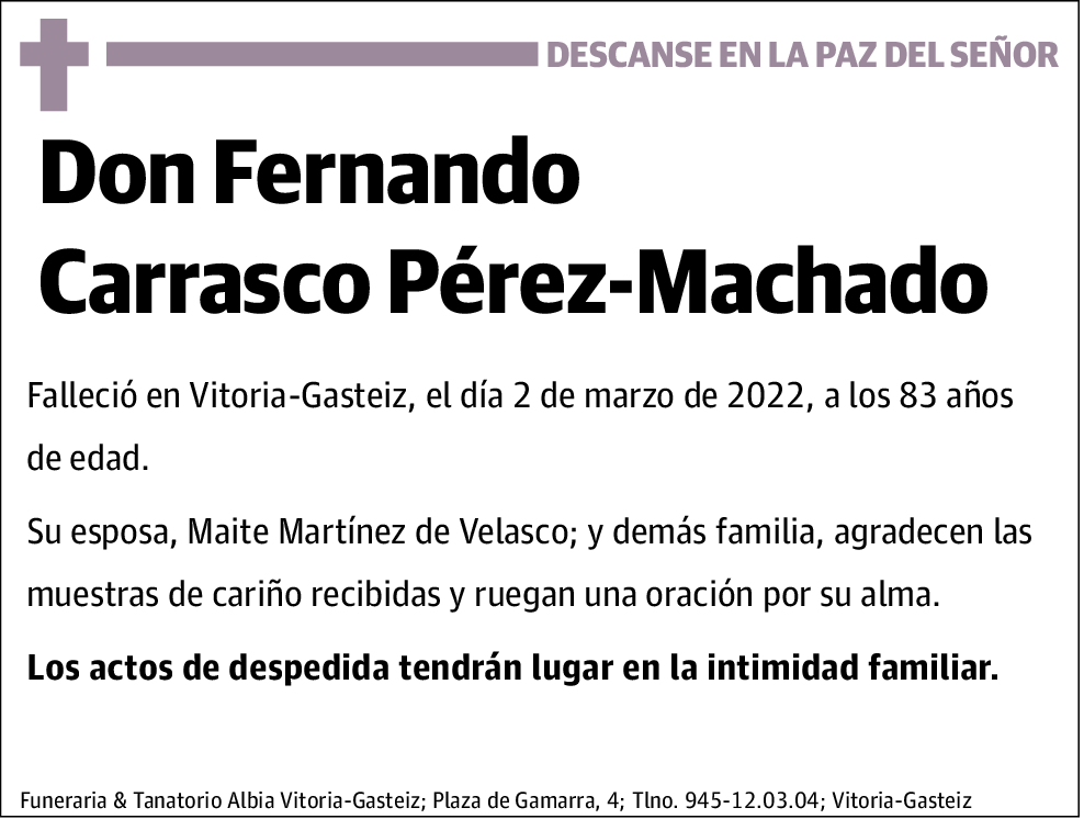 Fernando Carrasco Pérez Machado