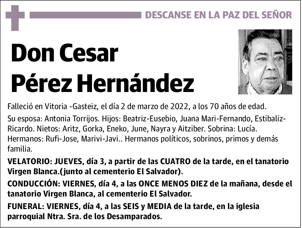 Cesar Pérez Hernández