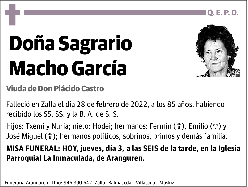 Sagrario Macho García