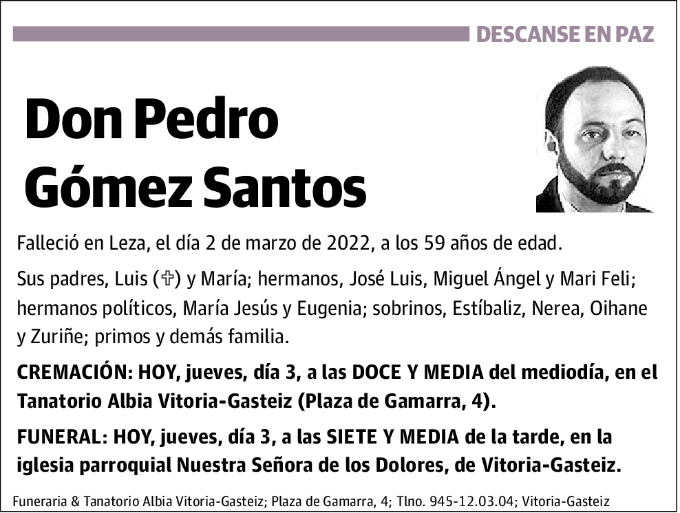 Pedro Gómez Santos