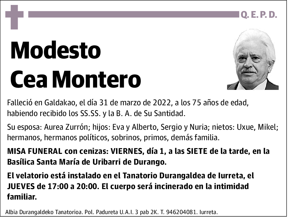 Modesto Cea Montero