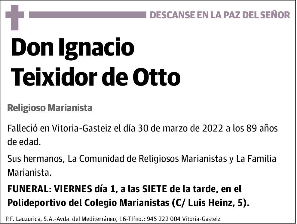 Ignacio Teixidor de Otto