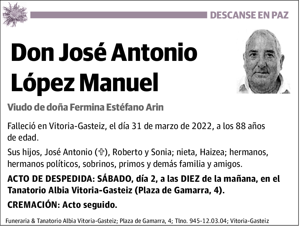 José Antonio López Manuel