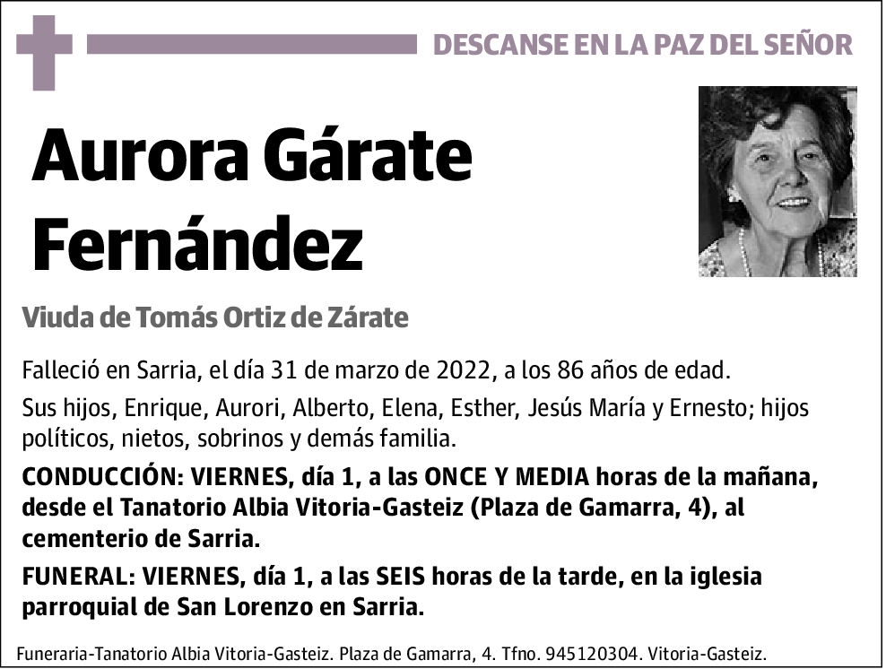 Aurora Gárate Fernández