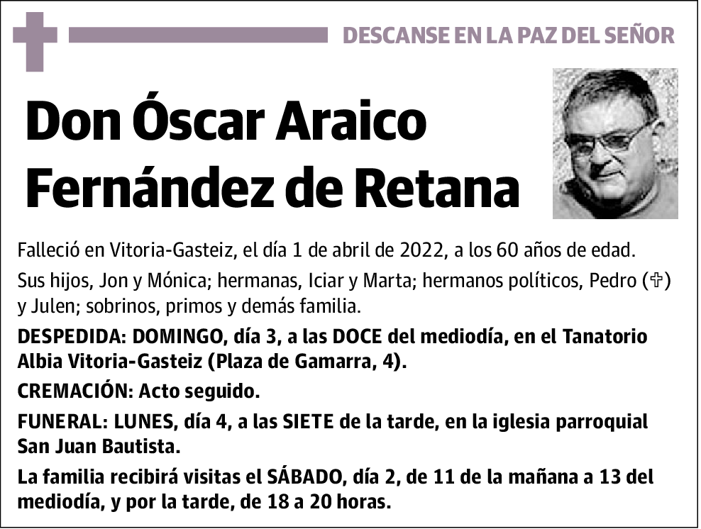 Óscar Araico Fernández de Retana