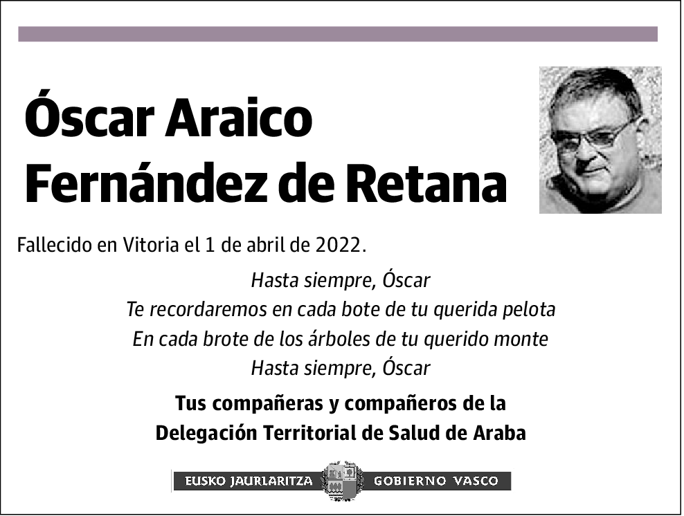 Óscar Araico Fernández de Retana