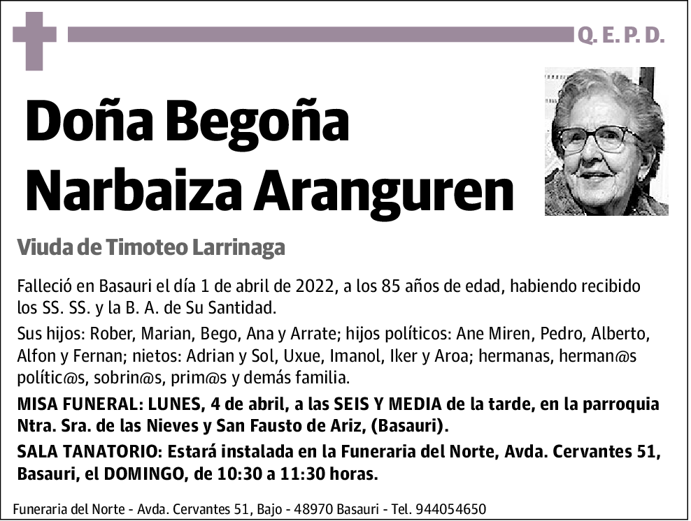 Begoña Narbaiza Aranguren