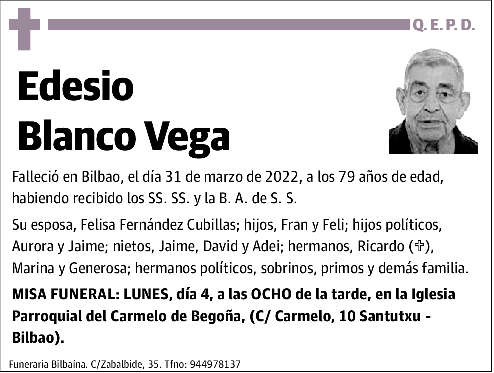 Edesio Blanco Vega