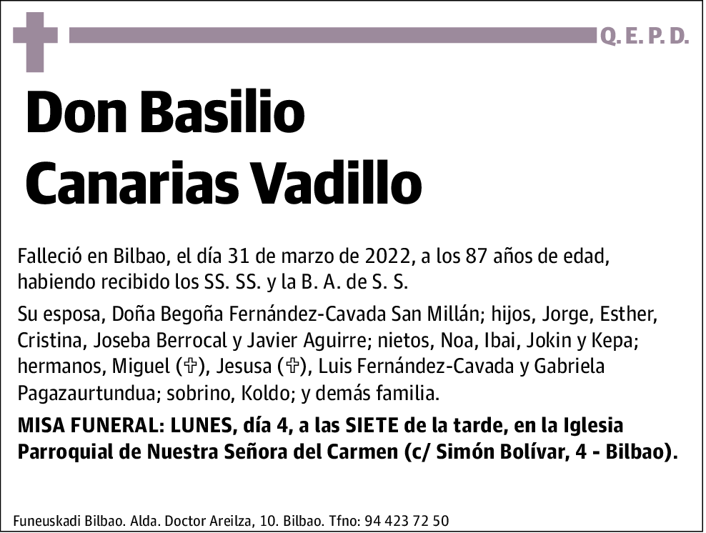 Basilio Canarias Vadillo