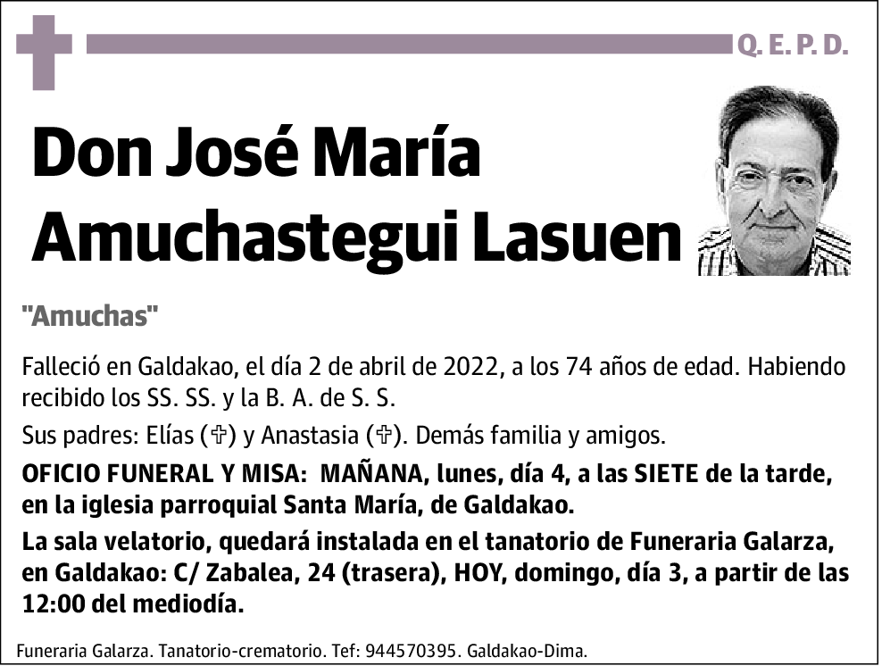 José María Amuchastegui Lasuen