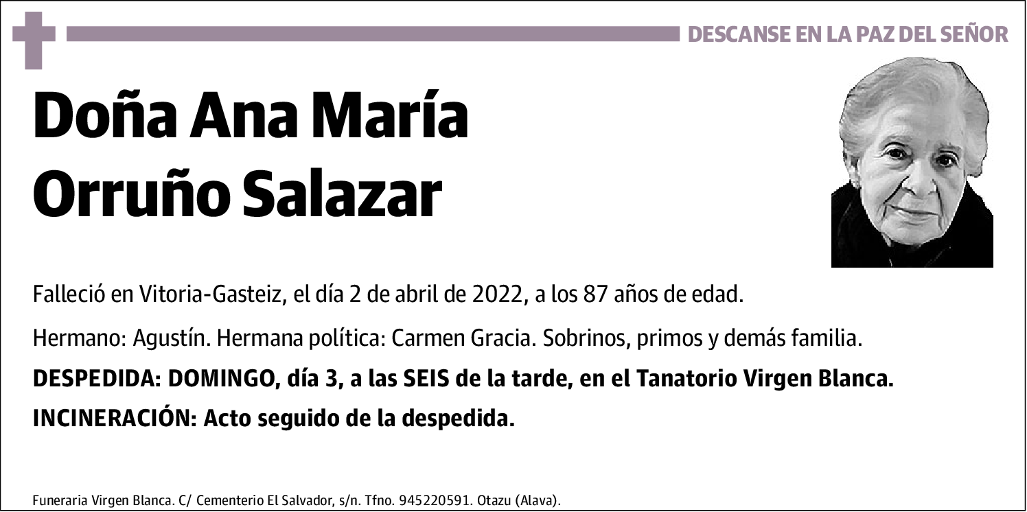 Ana María Orruño Salazar