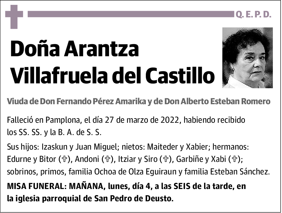 Arantza Villafruela del Castillo