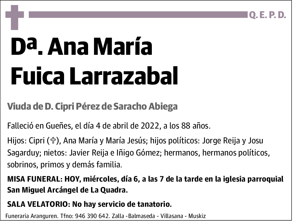 Ana María Fuica Larrazabal