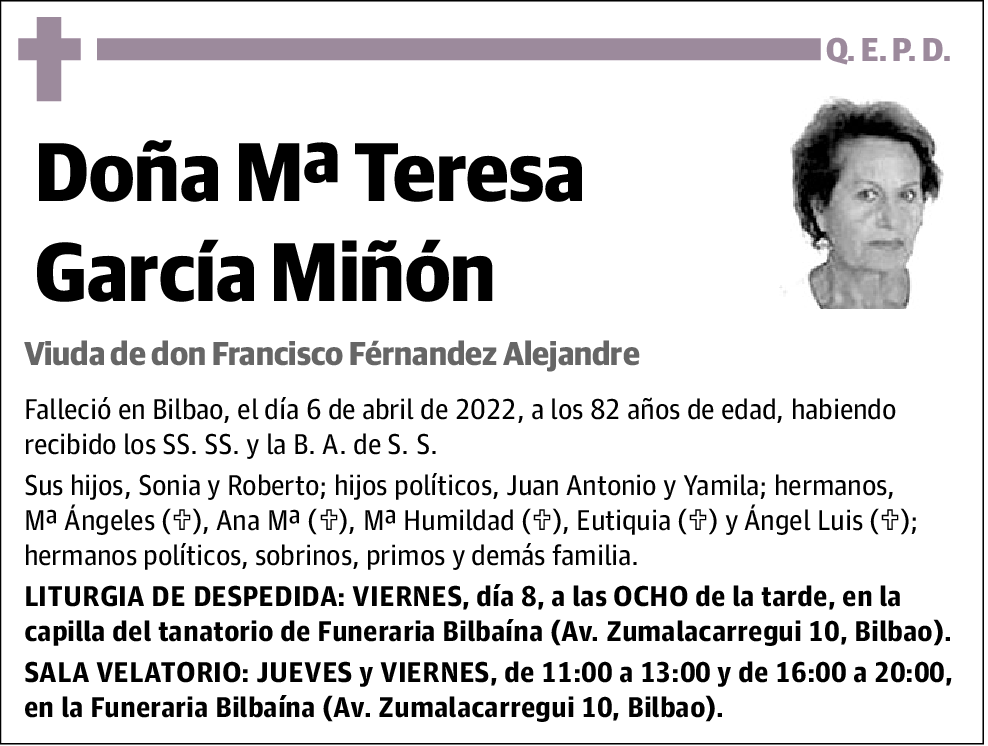 María Teresa García Miñón