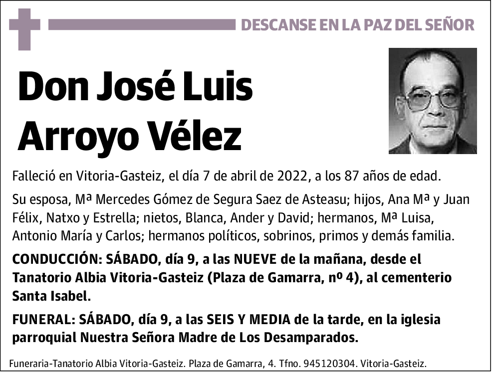 José Luis Arroyo Vélez