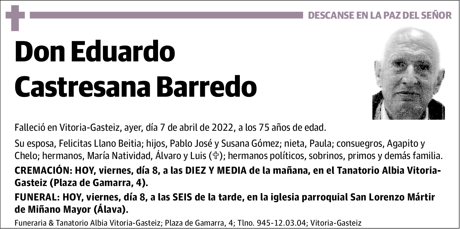 Eduardo Castresana Barredo