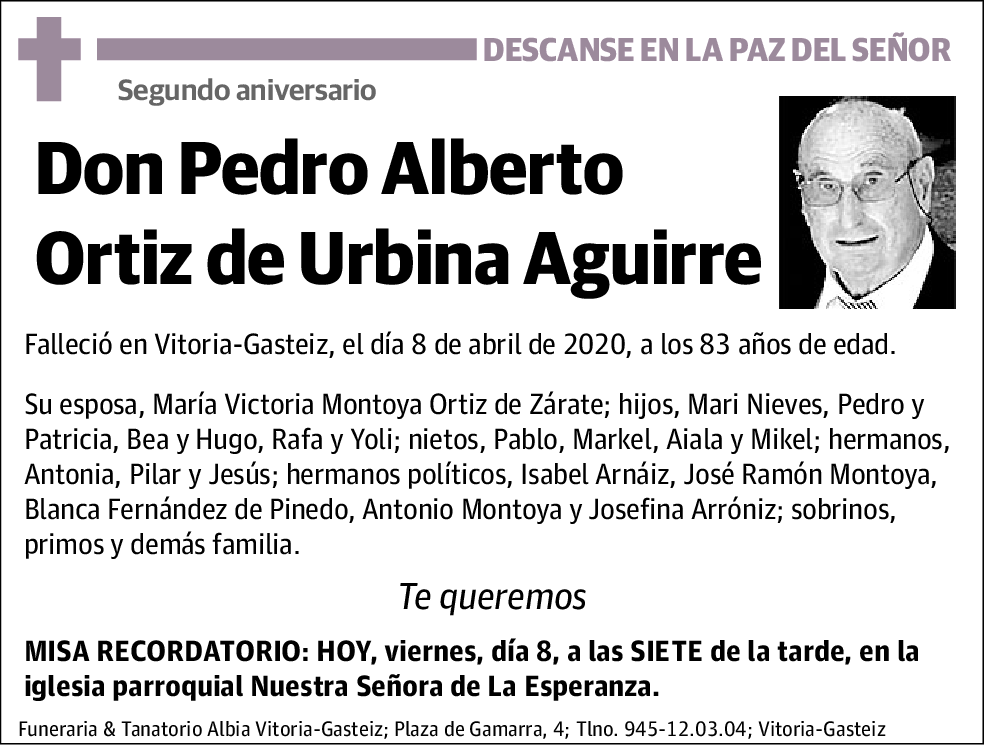 Pedro Alberto Ortiz de Urbina Aguirre