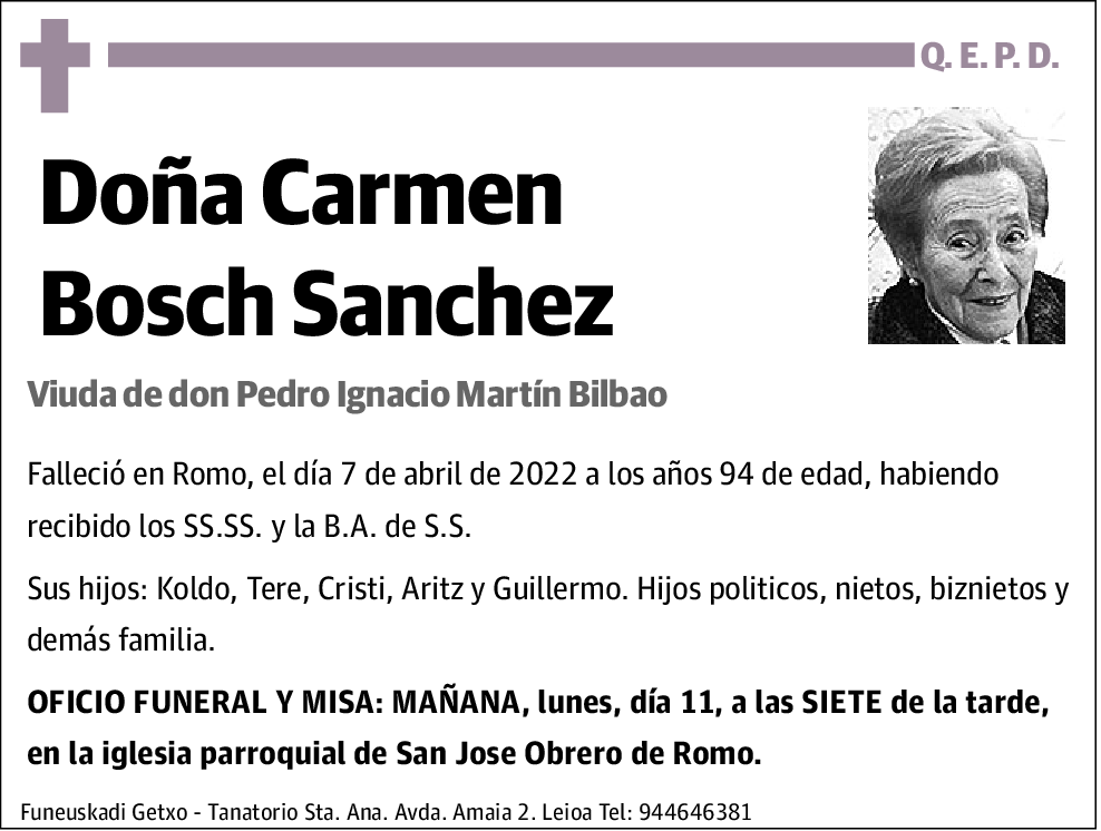 María del Carmen Bosch Sanchez