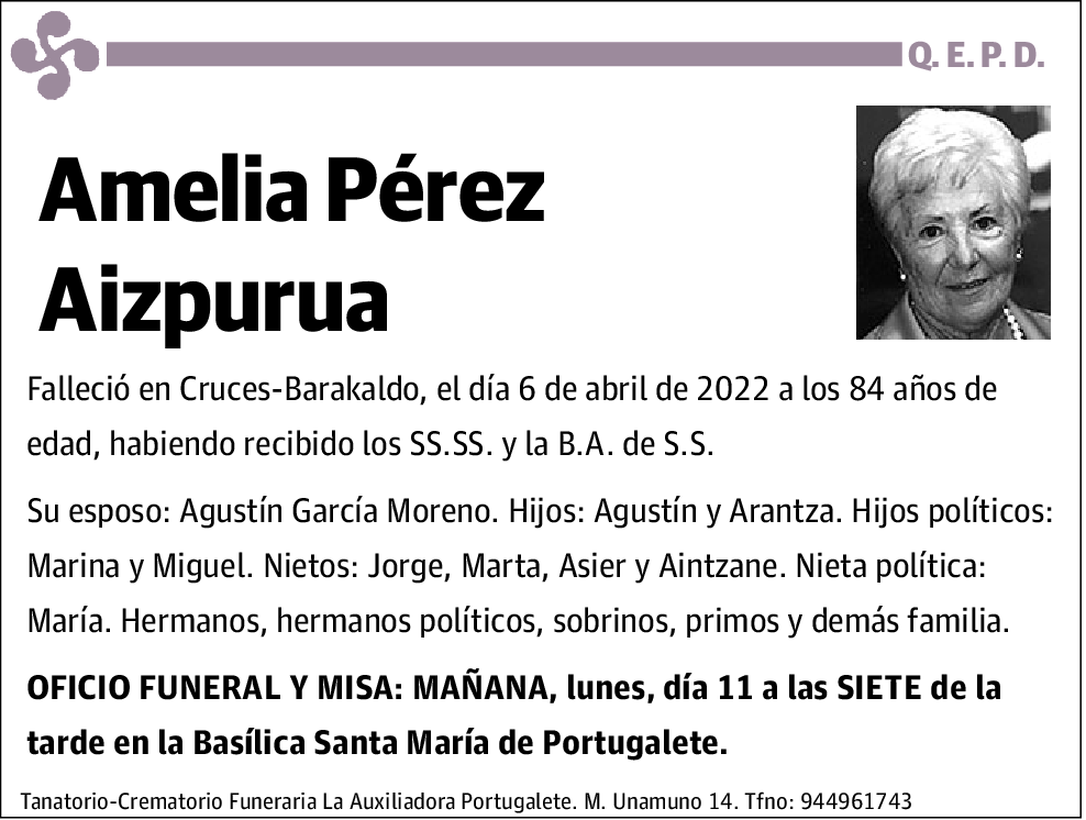 Amelia Pérez Aizpurua