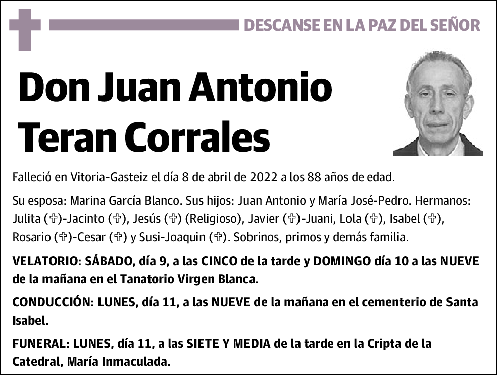 Juan Antonio Teran Corrales