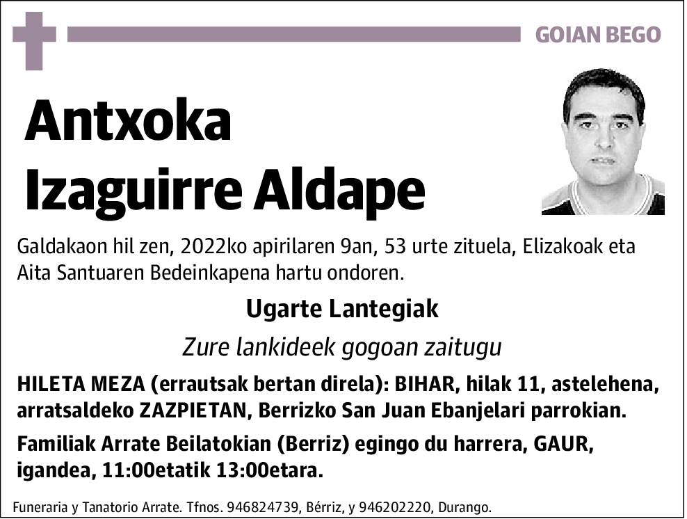 Antxoka Izaguirre Aldape