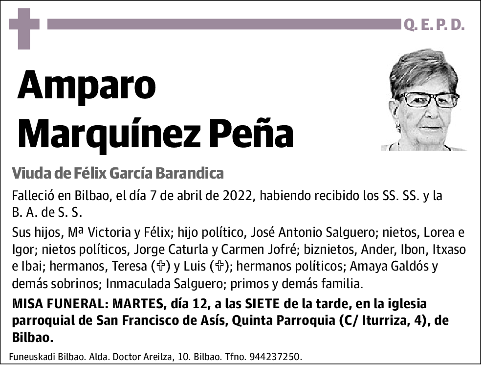 Amparo Marquinez Peña