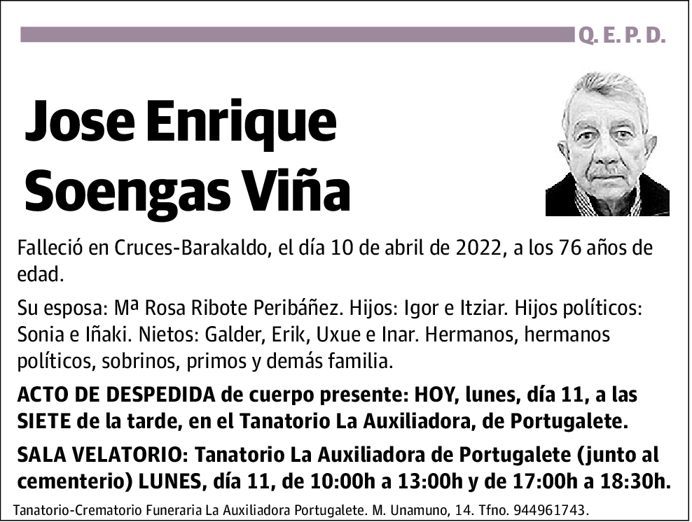 Jose Enrique Soengas Viña