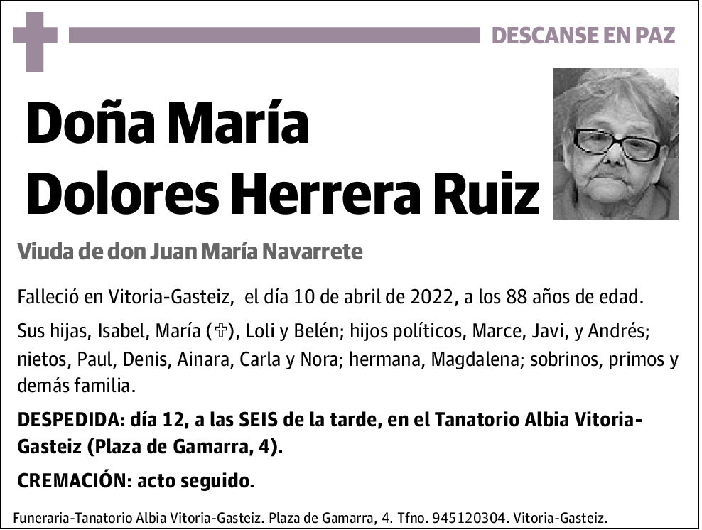 María Dolores Herrera Ruiz