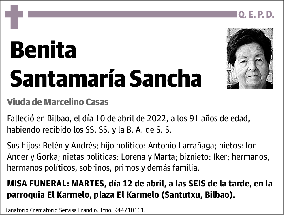 Benita Santamaría Sancha