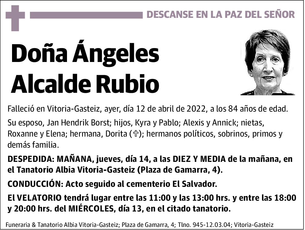 Ángeles Alcalde Rubio