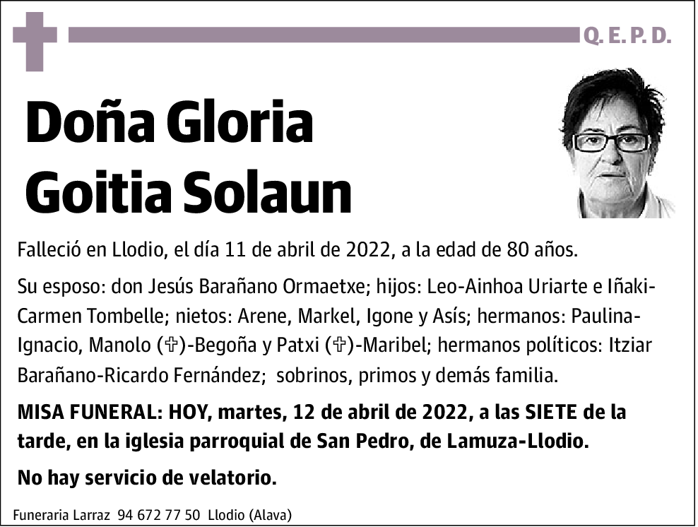 Gloria Goitia Solaun