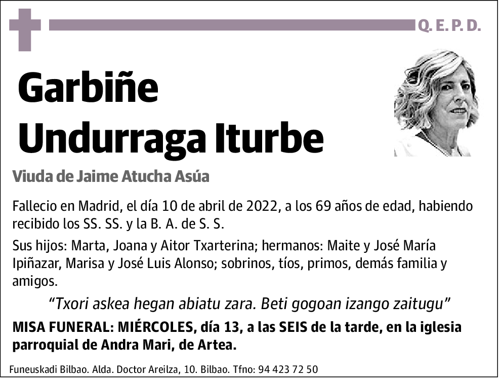 Garbiñe Undurraga Iturbe