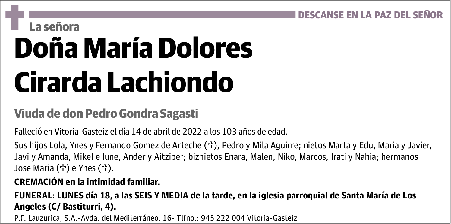 María Dolores Cirarda Lachiondo