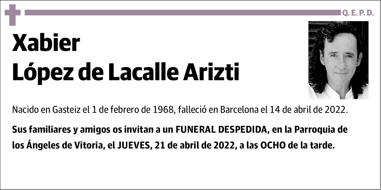 Xabier López de Lacalle Arizti