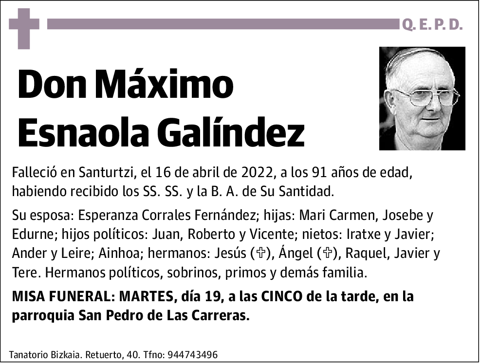 Máximo Esnaola Galíndez