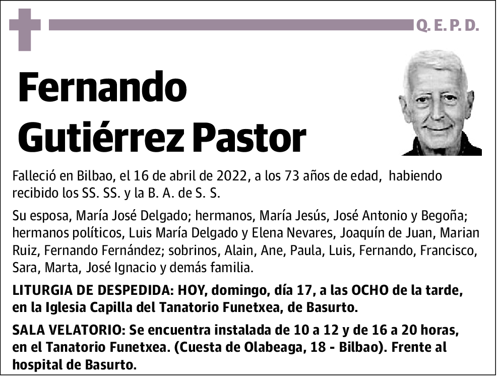 Fernando Gutiérrez Pastor