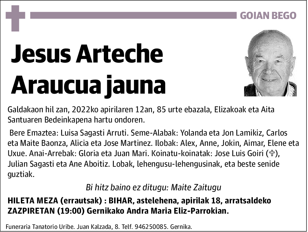 Jesus Arteche Araucua