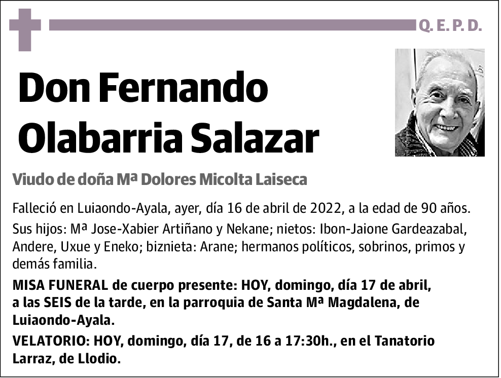 Fernando Olabarria Salazar