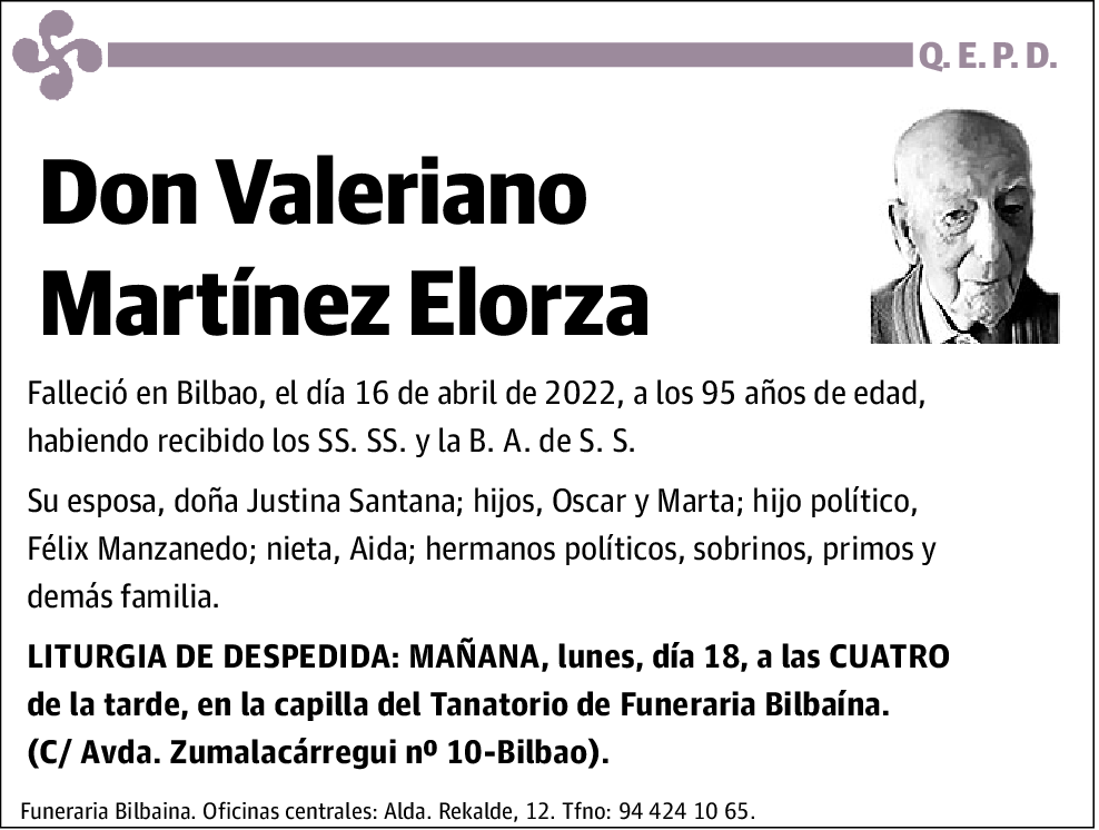 Valeriano Martínez Elorza