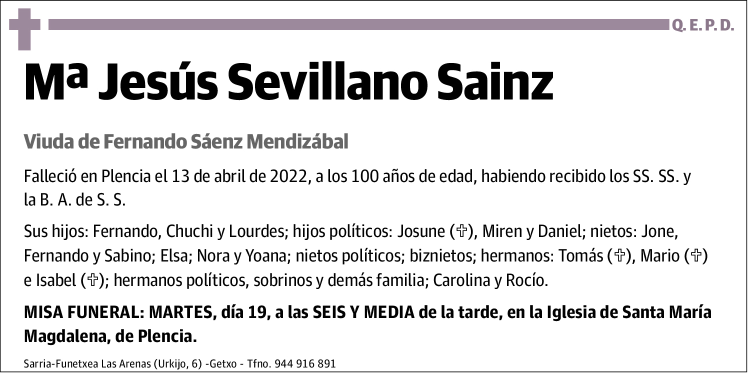 María Jesús Servillano Sainz