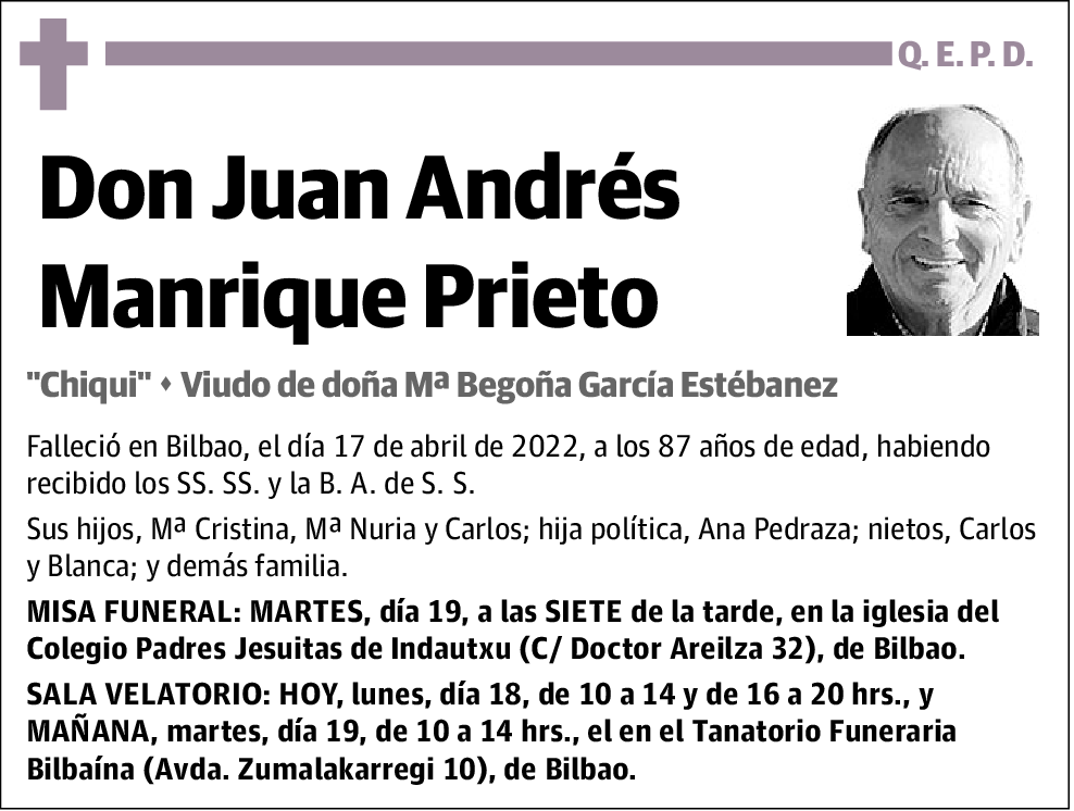 Juan Andrés Manrique Prieto