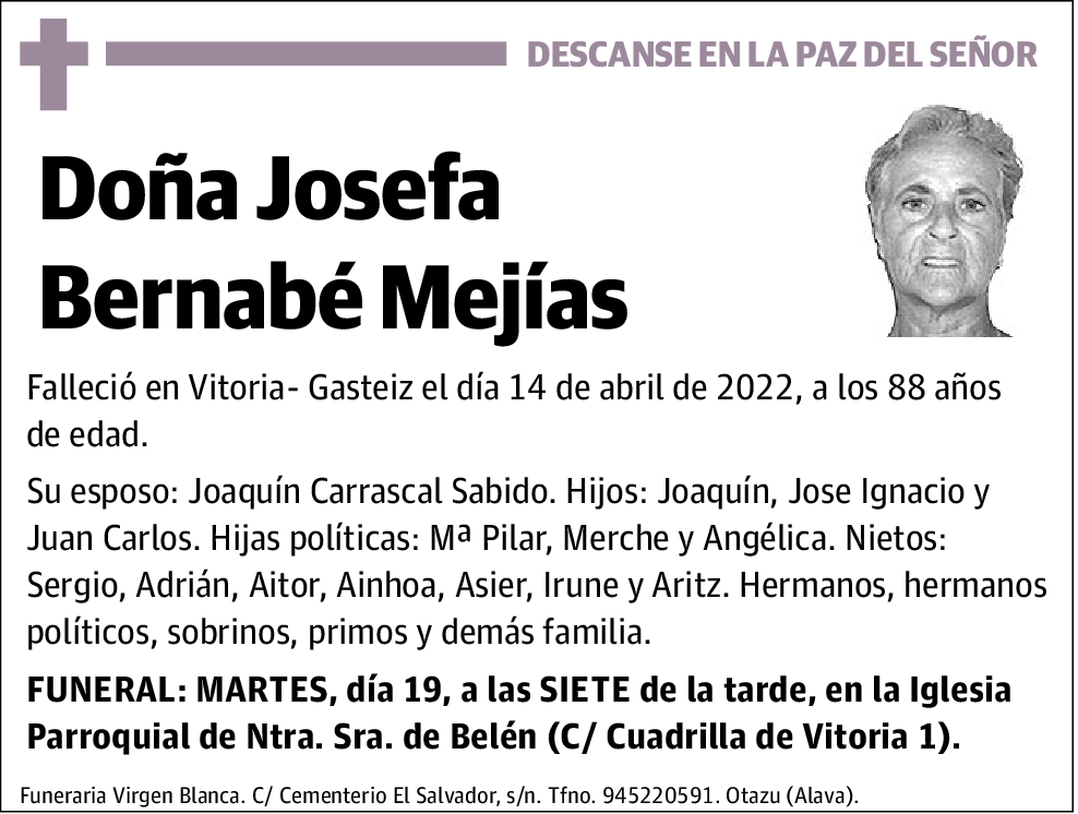 Josefa Bernabé Mejías