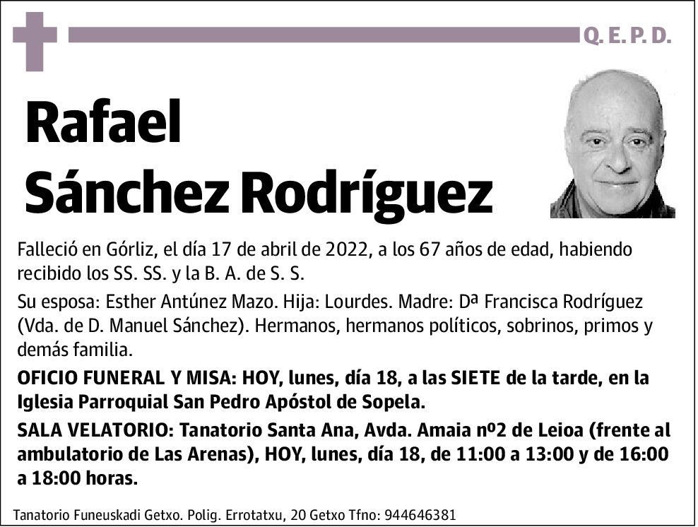 Rafael Sánchez Rodríguez