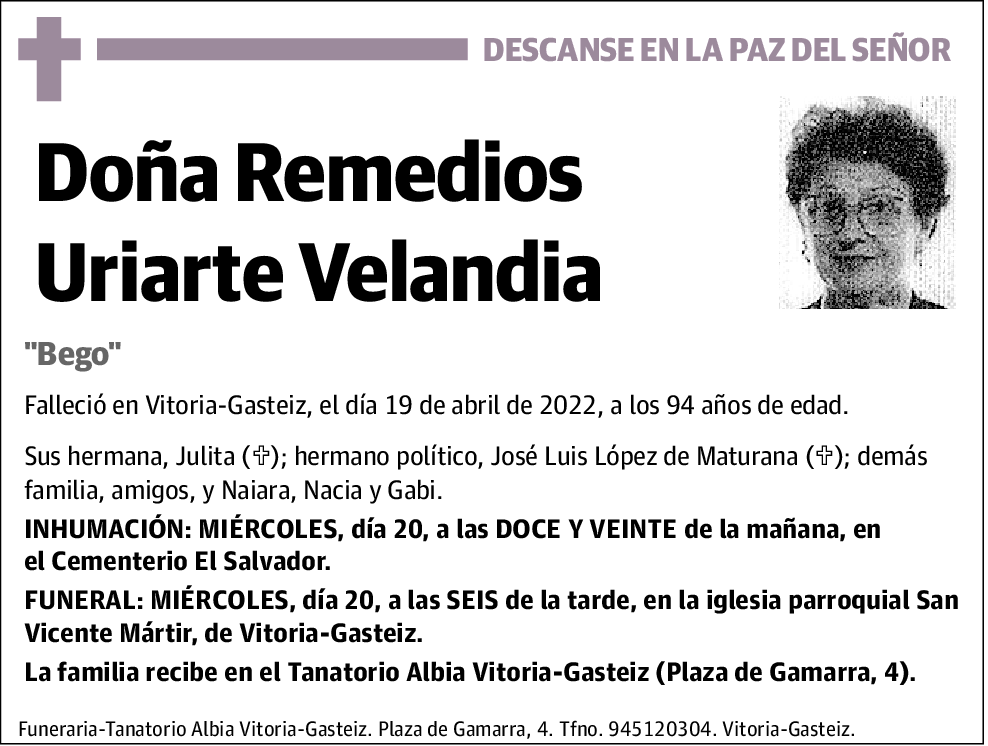 Remedios Uriarte Velandia