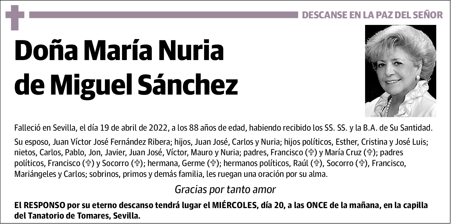 María Nuria de Miguel Sánchez