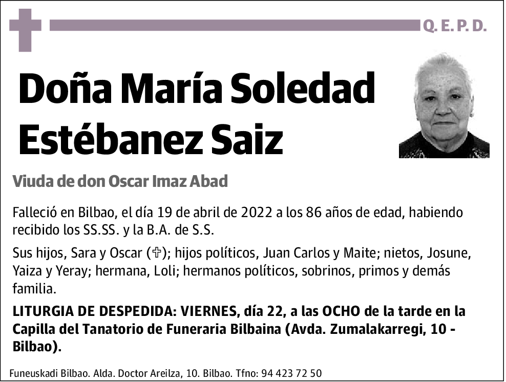 María Soledad Estébanez Saiz