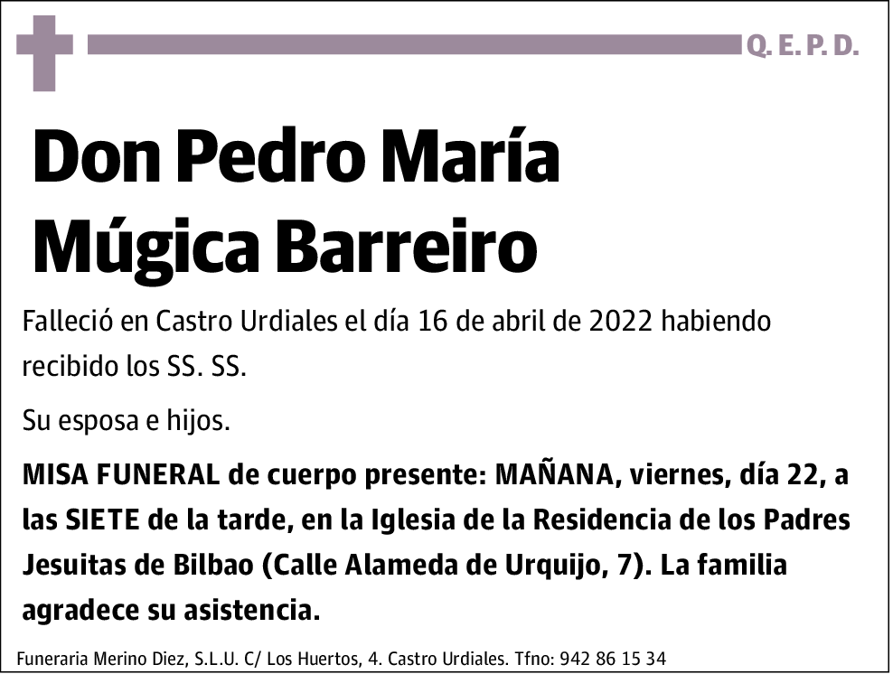 Pedro María Múgica Barreiro