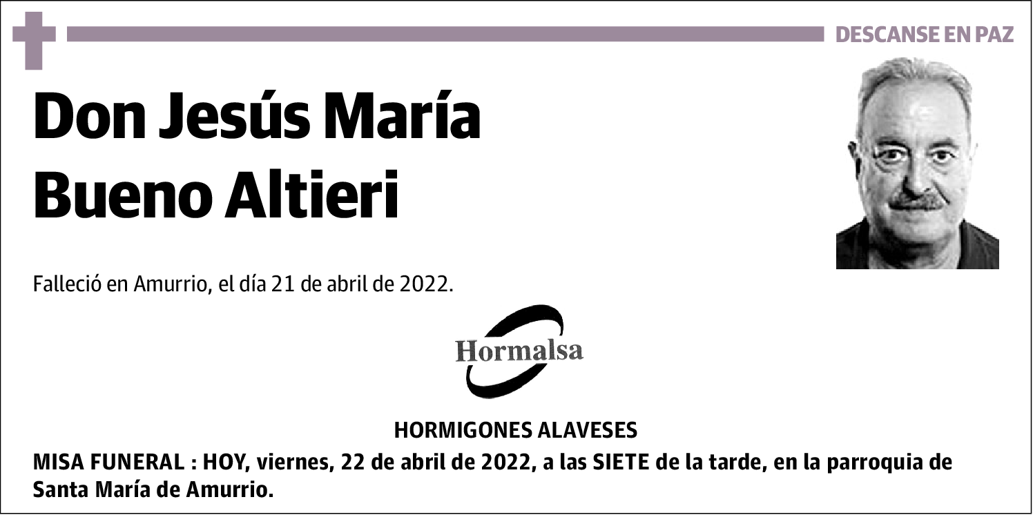 Jesús María Empresa Bueno Altieri